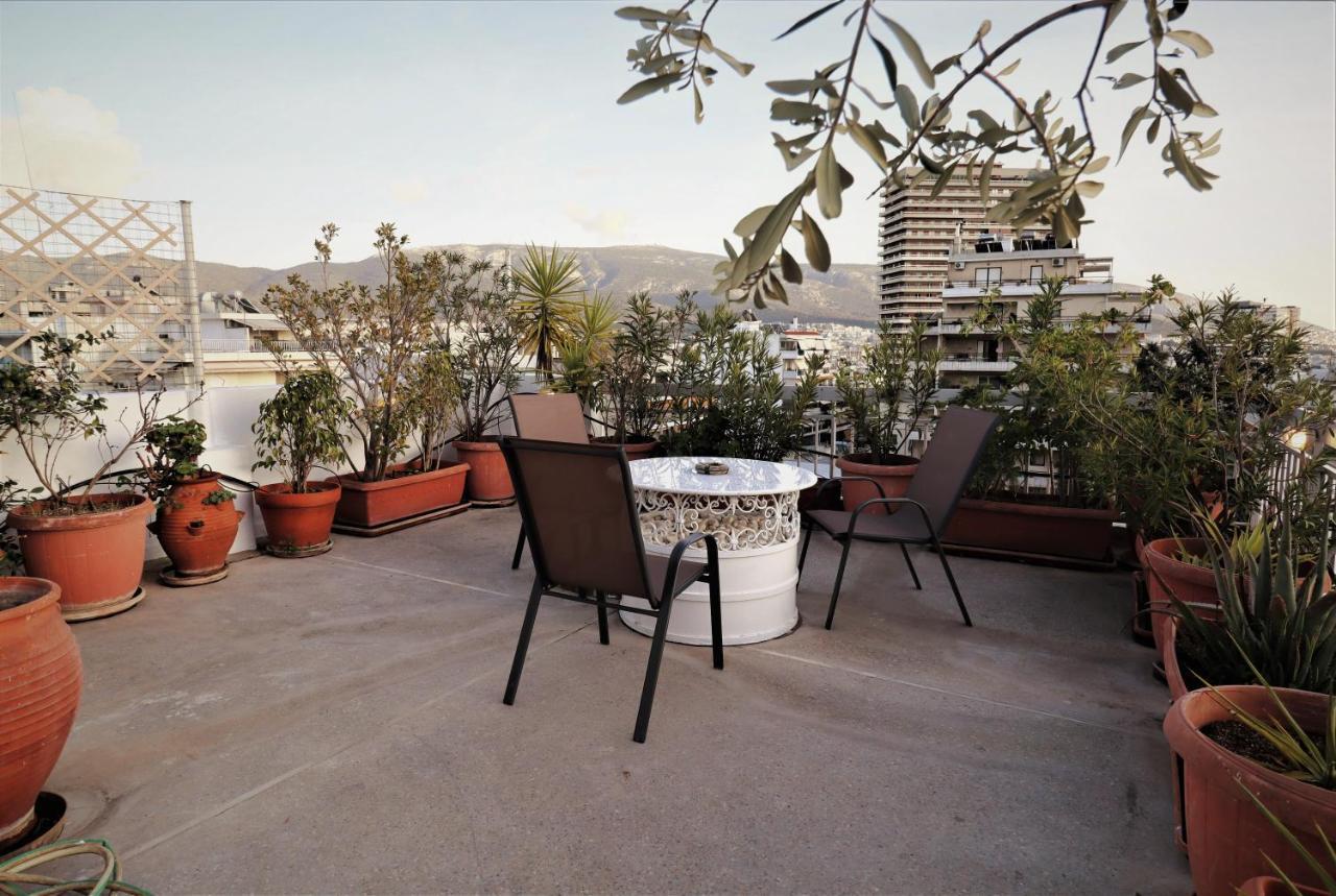Apartment Stunning View Private Terrace @panormou Metro.